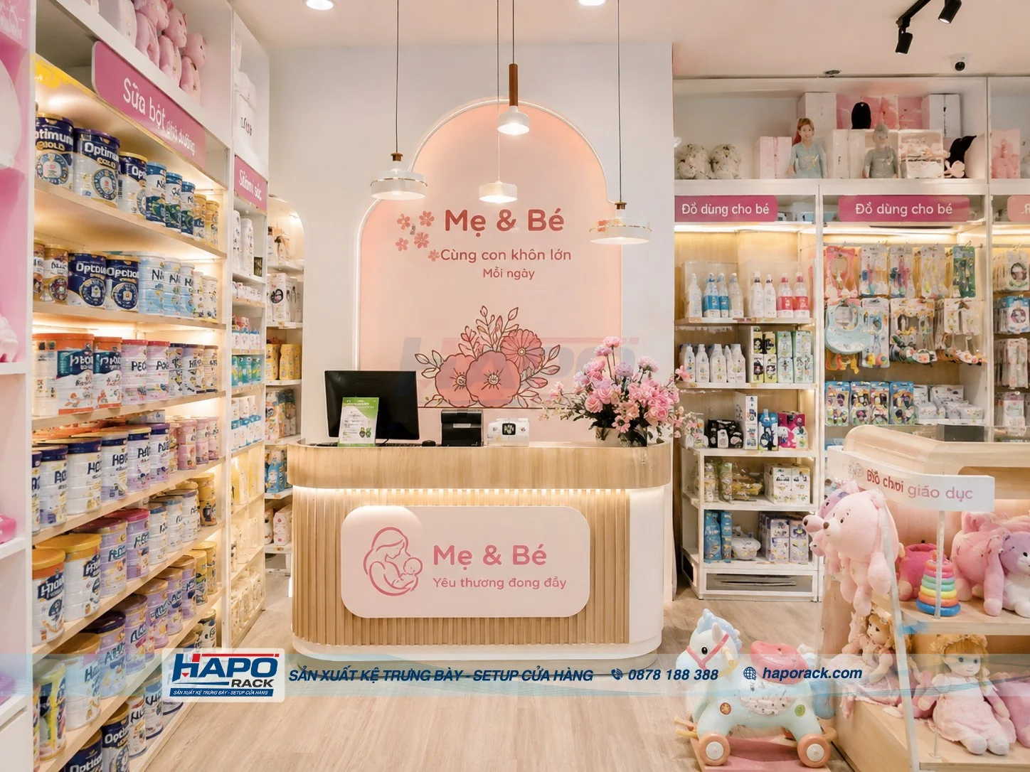 Bàn Thu Ngân Mini 2027 – Nhỏ Gọn, Đẹp, Dễ Bố Trí