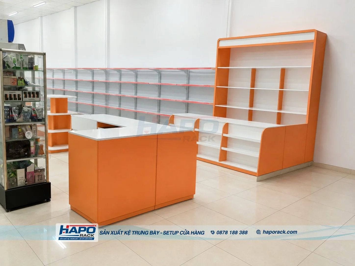 Bàn Thu Ngân Nhỏ Gọn 2027 – Giải Pháp Cho Cửa Hàng Diện Tích Nhỏ