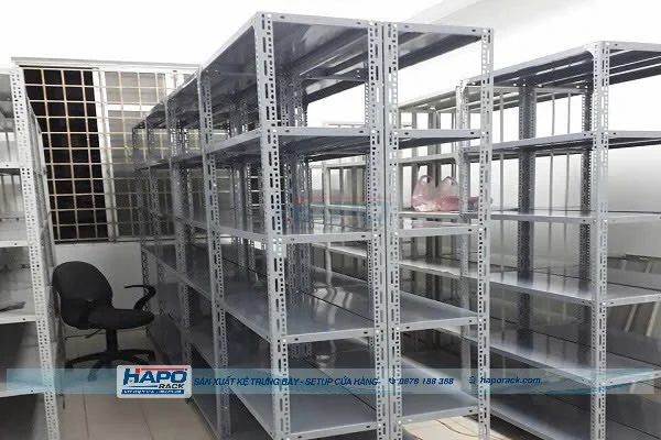 Báo Giá Kệ Sắt V Lỗ Đa Năng – Mẫu 3–6 Tầng, Bền Chắc, Giá Tốt