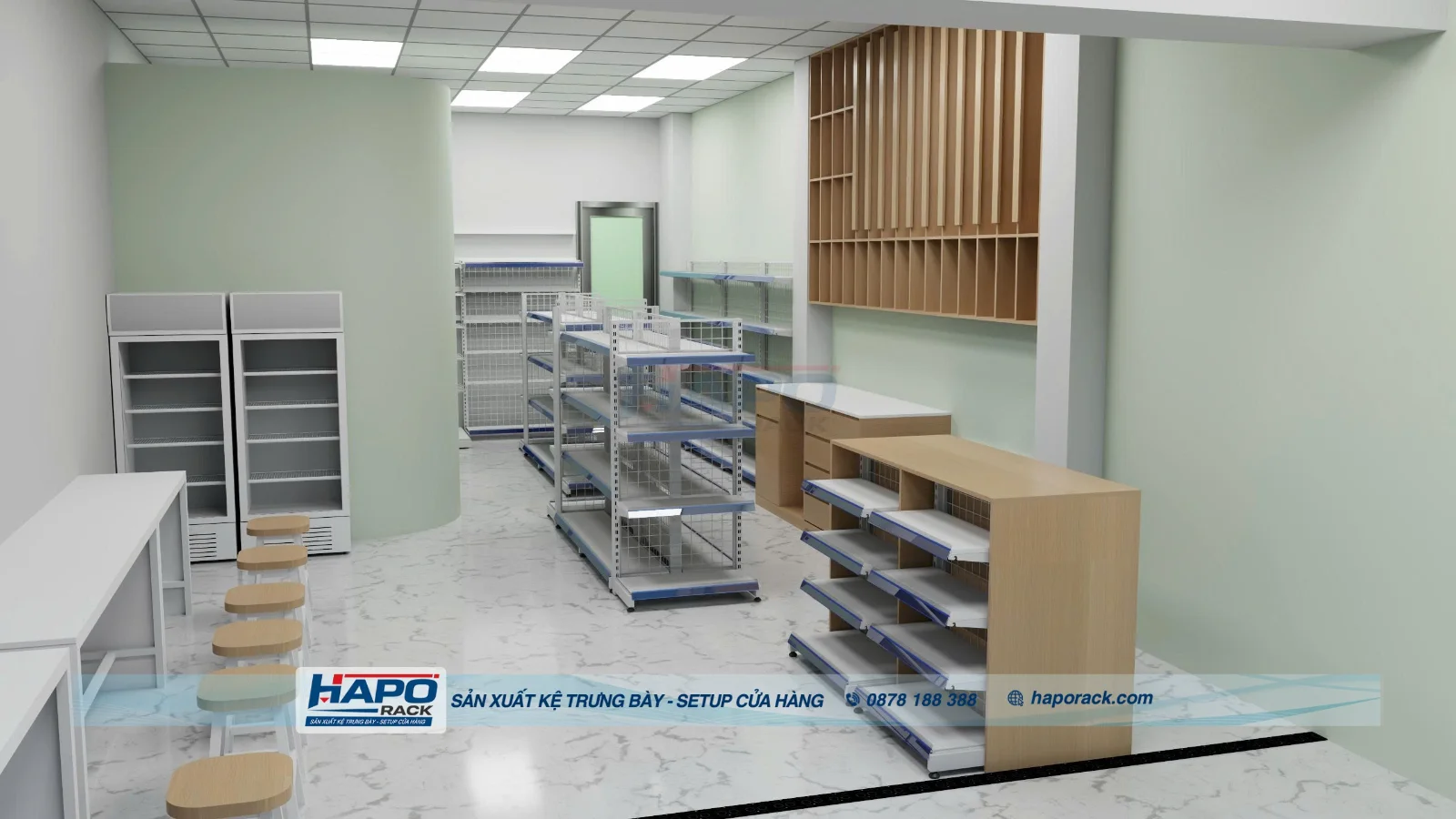 Dự Án Thi Công Cửa Hàng Tiện Lợi KT MART 24/7 Tại Trảng Bom – Đồng Nai