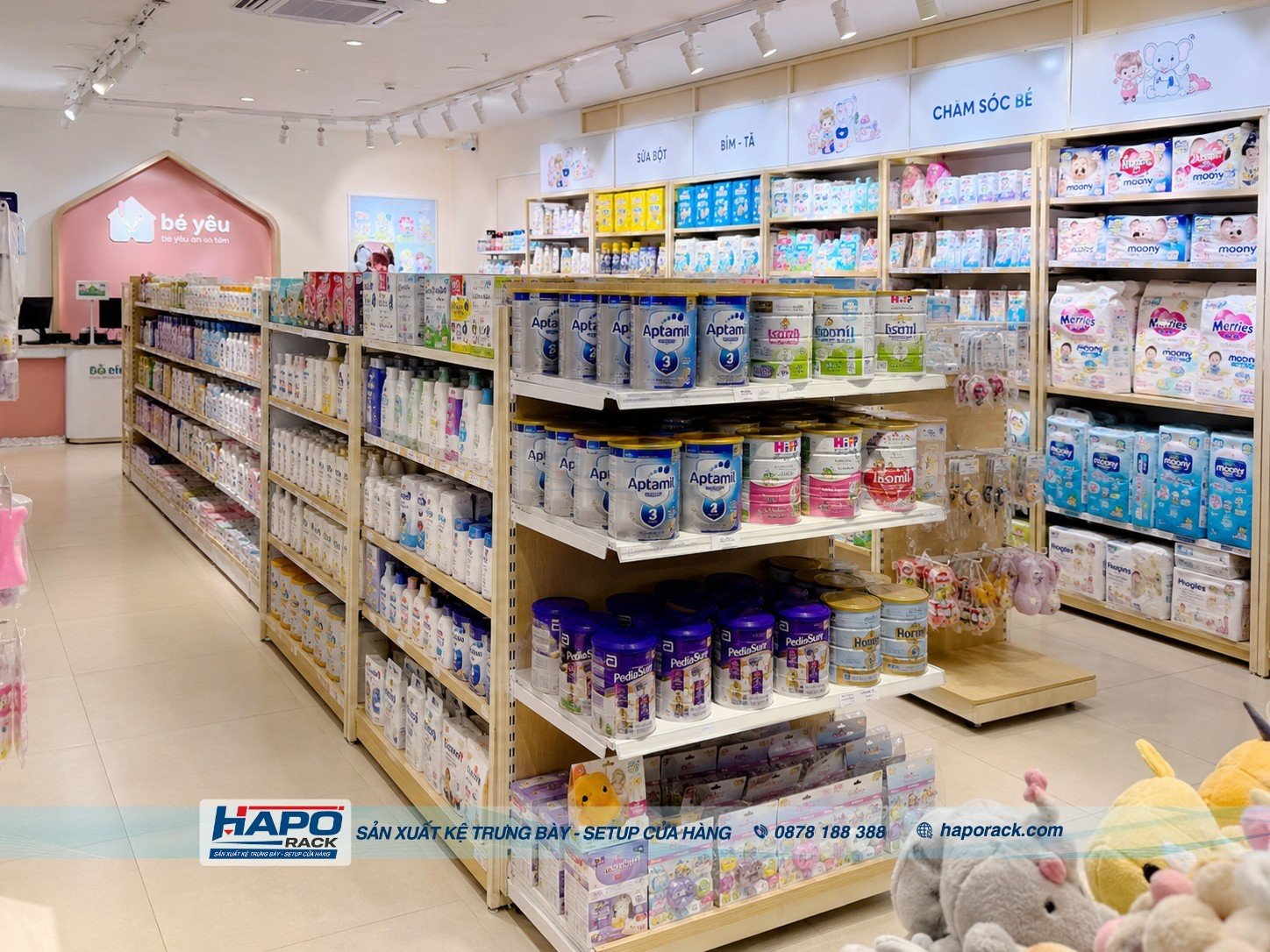 Kệ Đôi Giữa Nhà Cho Siêu Thị Mini – Tận Dụng Diện Tích Trưng Bày Hiệu Quả