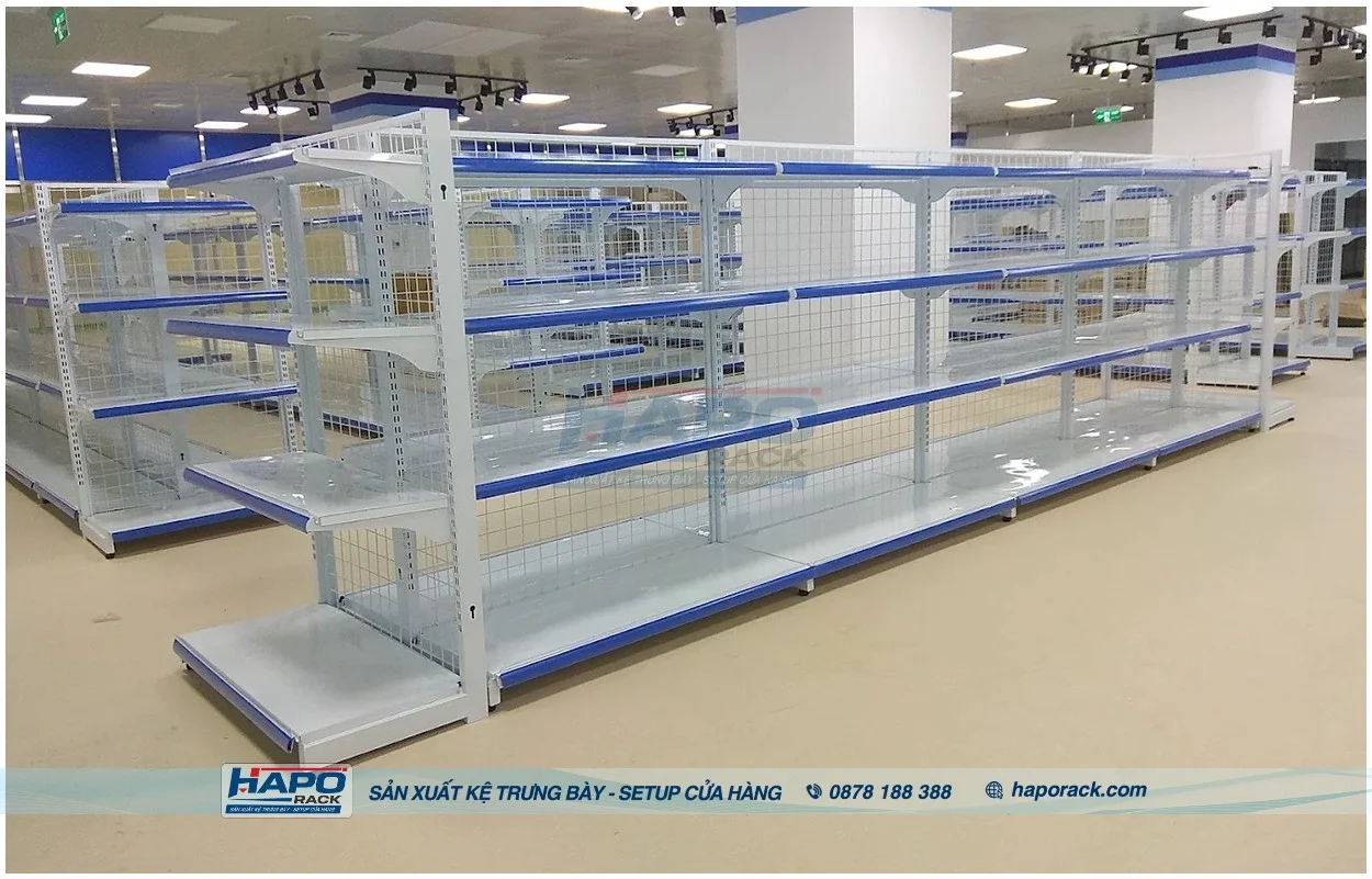 Giá Kệ Đầu Dãy Siêu Thị 2027 – Cập Nhật Mẫu Đẹp, Bền Và Dễ Lắp Đặt