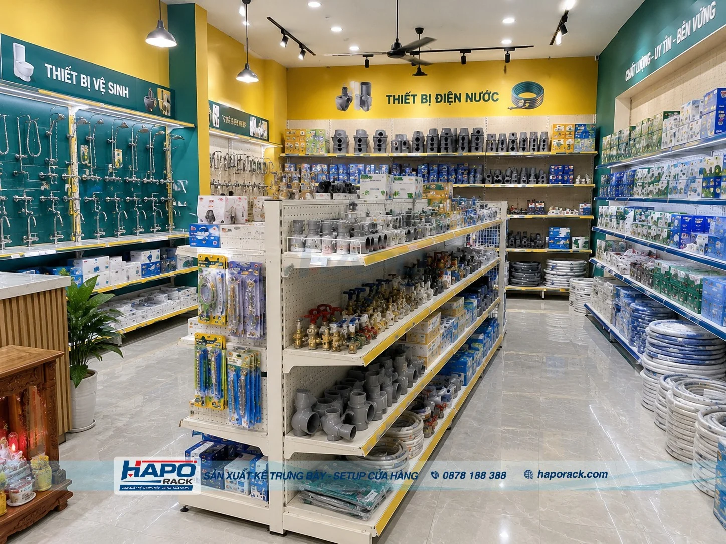 Giá Kệ Trưng Bày Thiết Bị Điện Nước Mới Nhất 2027 Cho Cửa Hàng