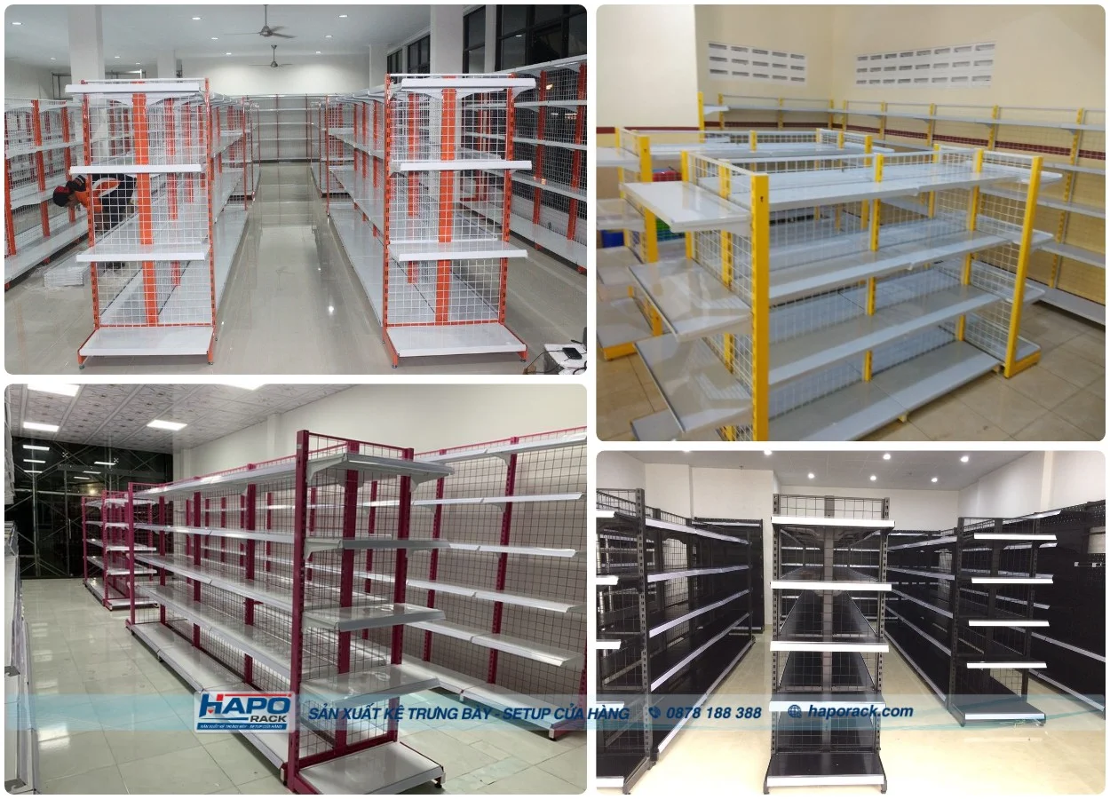 Kệ Đầu Dãy Siêu Thị 2027 – Mẫu Kệ Đẹp Cho Hàng Khuyến Mãi, Hàng Bán Chạy