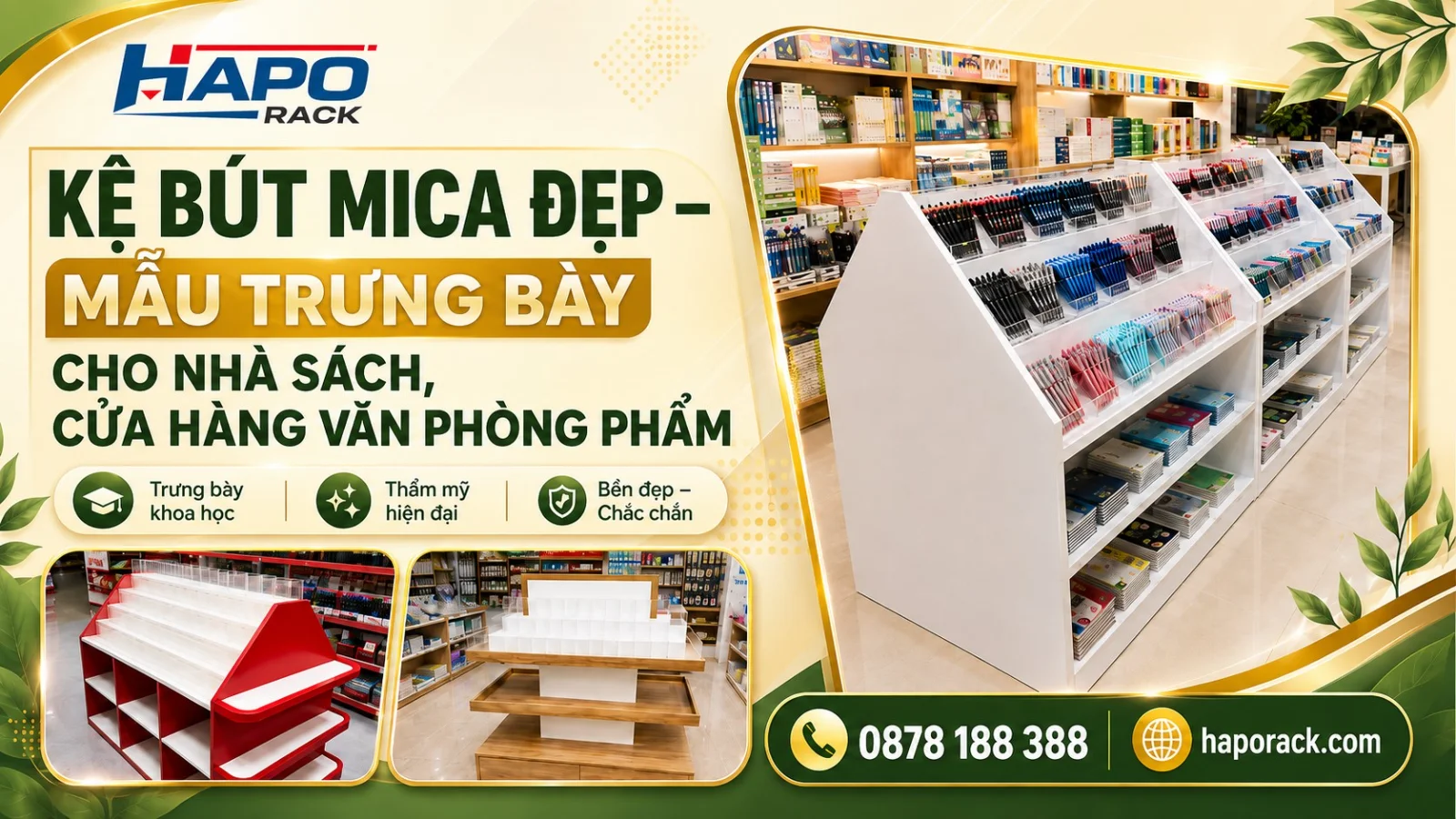 Kệ Bút Nhiều Ngăn Đẹp – Phân Loại Bút Gọn Gàng Cho Nhà Sách