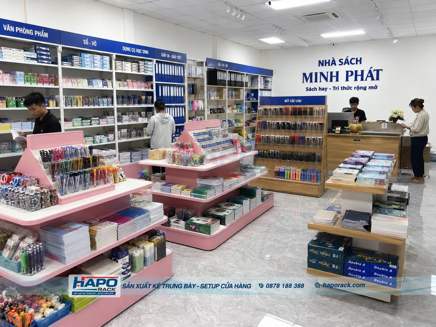 Kệ Bút Văn Phòng Phẩm Đẹp – Nhiều Mẫu Trưng Bày Cho Nhà Sách