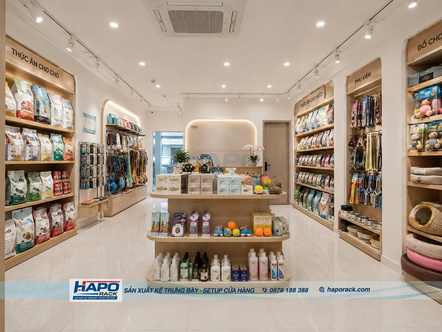Kệ Cửa Hàng Chó Mèo 2027 – Mẫu Kệ Đẹp, Bền, Tiết Kiệm Diện Tích