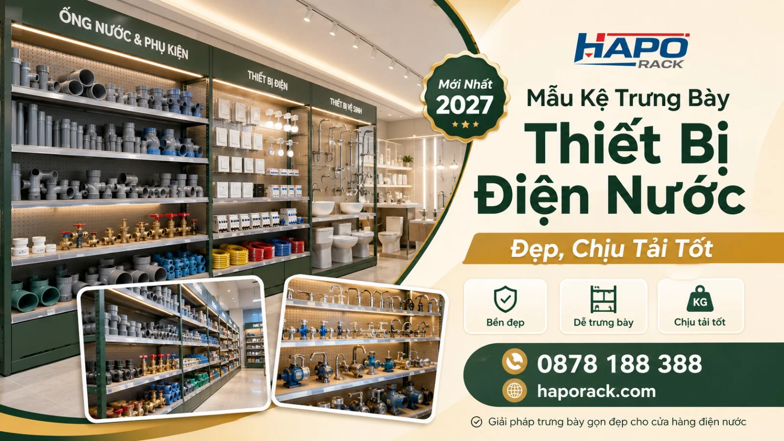 Kệ Cửa Hàng Thiết Bị Điện Tối Ưu Trưng Bày, Dễ Sắp Xếp Sản Phẩm
