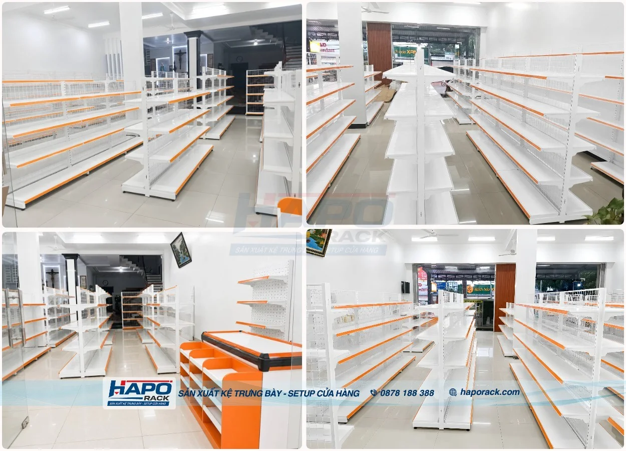 Kệ Đầu Dãy Siêu Thị Tại Bàu Lâm