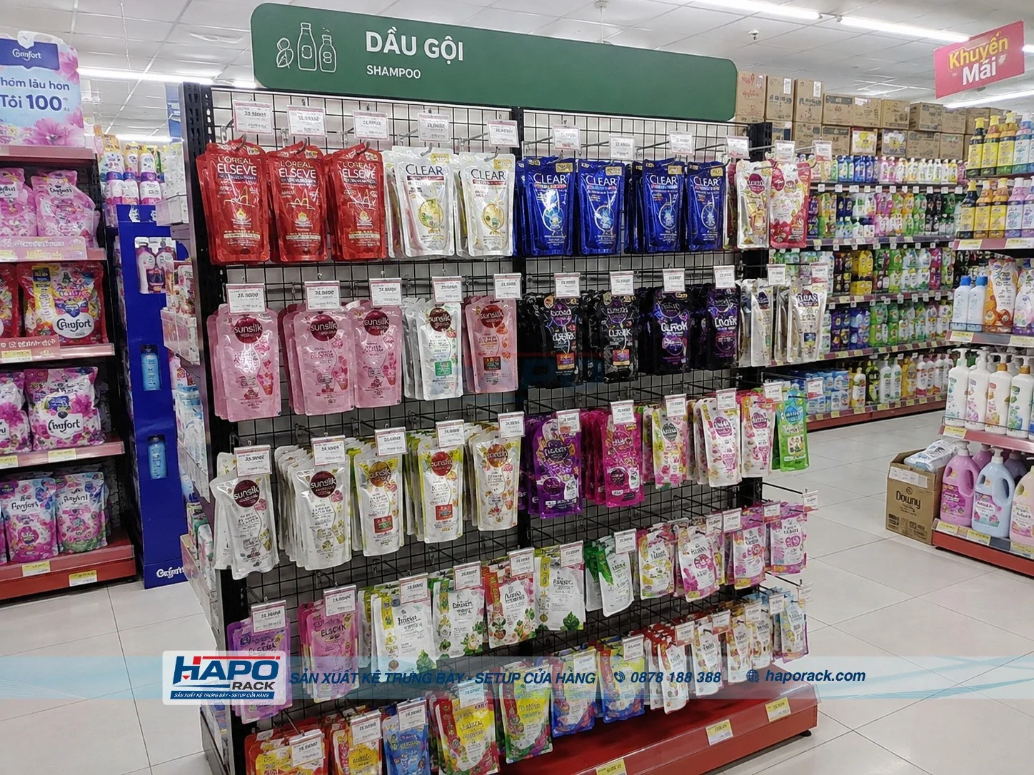 Kệ Dầu Gội Giá Rẻ – Nhiều Mẫu Gọn Đẹp Cho Cửa Hàng Bán Lẻ