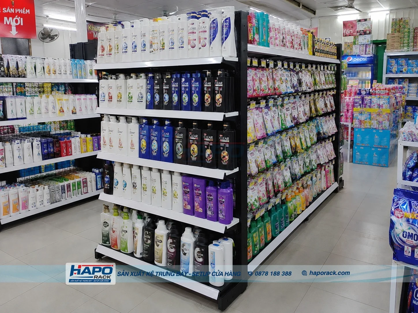 Kệ Để Dầu Gội Giá Tốt – Bền Đẹp, Tối Ưu Diện Tích Cửa Hàng
