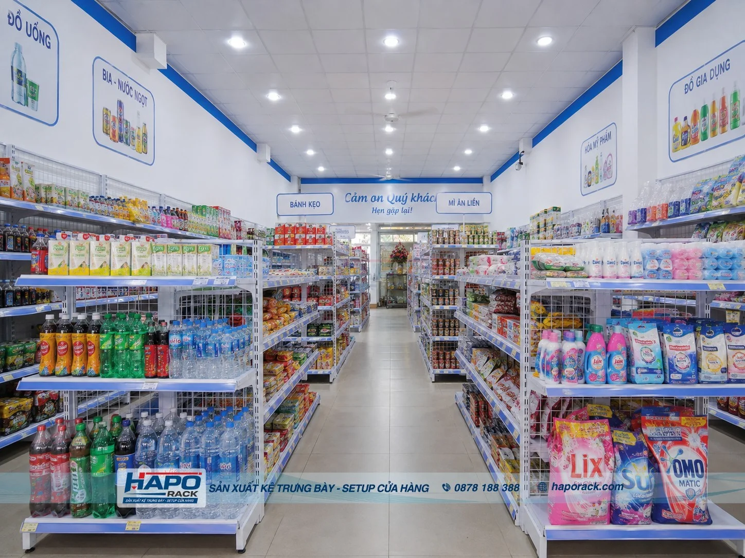 Kệ Lưng Lưới 3 Tầng – Mẫu Đẹp, Nhỏ Gọn Cho Cửa Hàng 2027