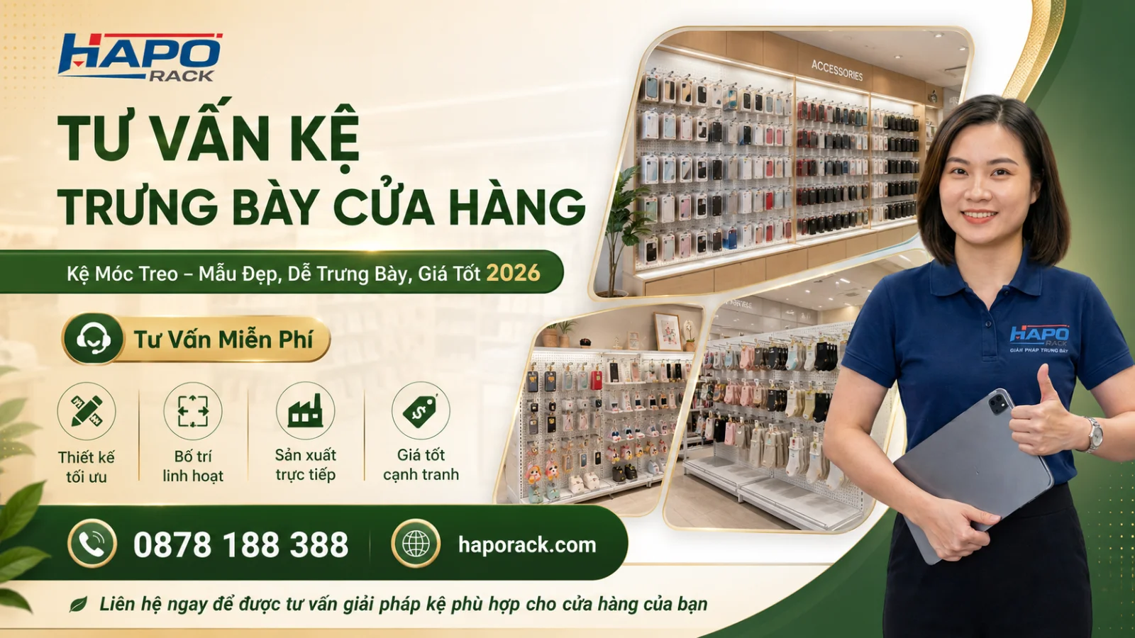 Kệ Móc Treo Giá Tốt 2026 – Mẫu Đẹp Cho Shop Và Siêu Thị