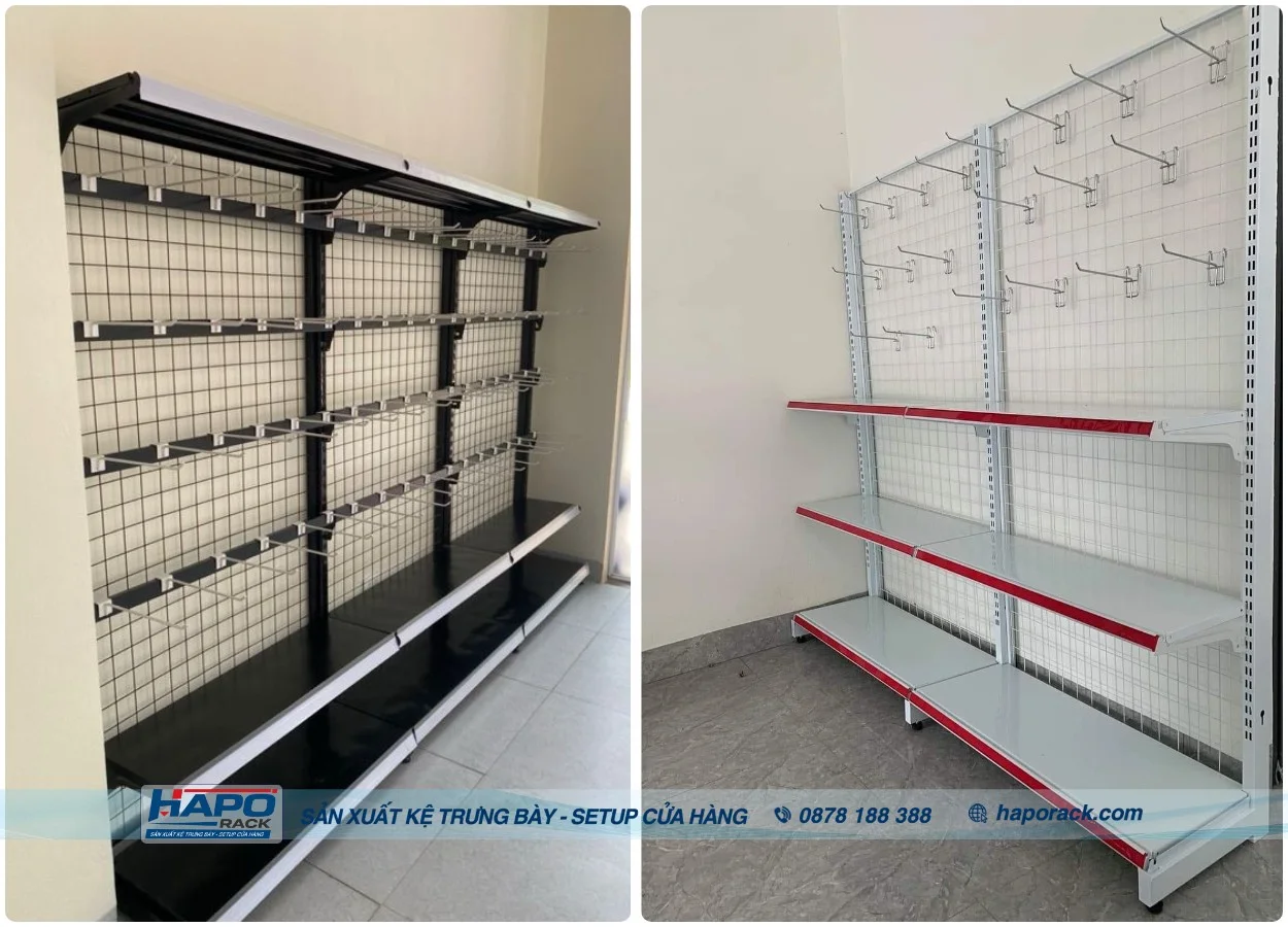 Kệ Móc Treo Phụ Kiện – 30+ Mẫu Đẹp, Dễ Bố Trí Cho Cửa Hàng