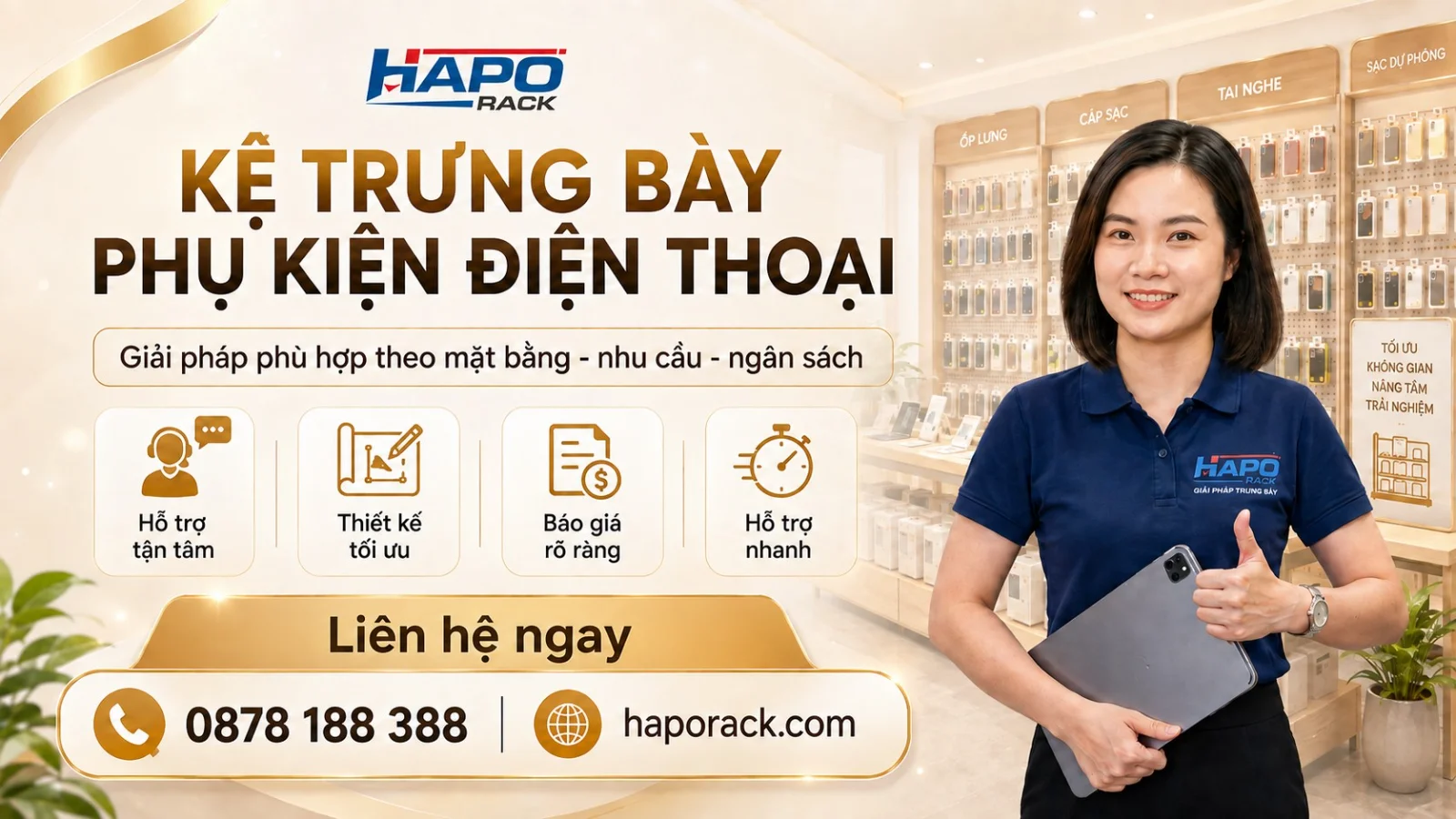 Kệ Móc Treo Phụ Kiện Điện Thoại Đẹp – Tối Ưu Không Gian Cửa Hàng