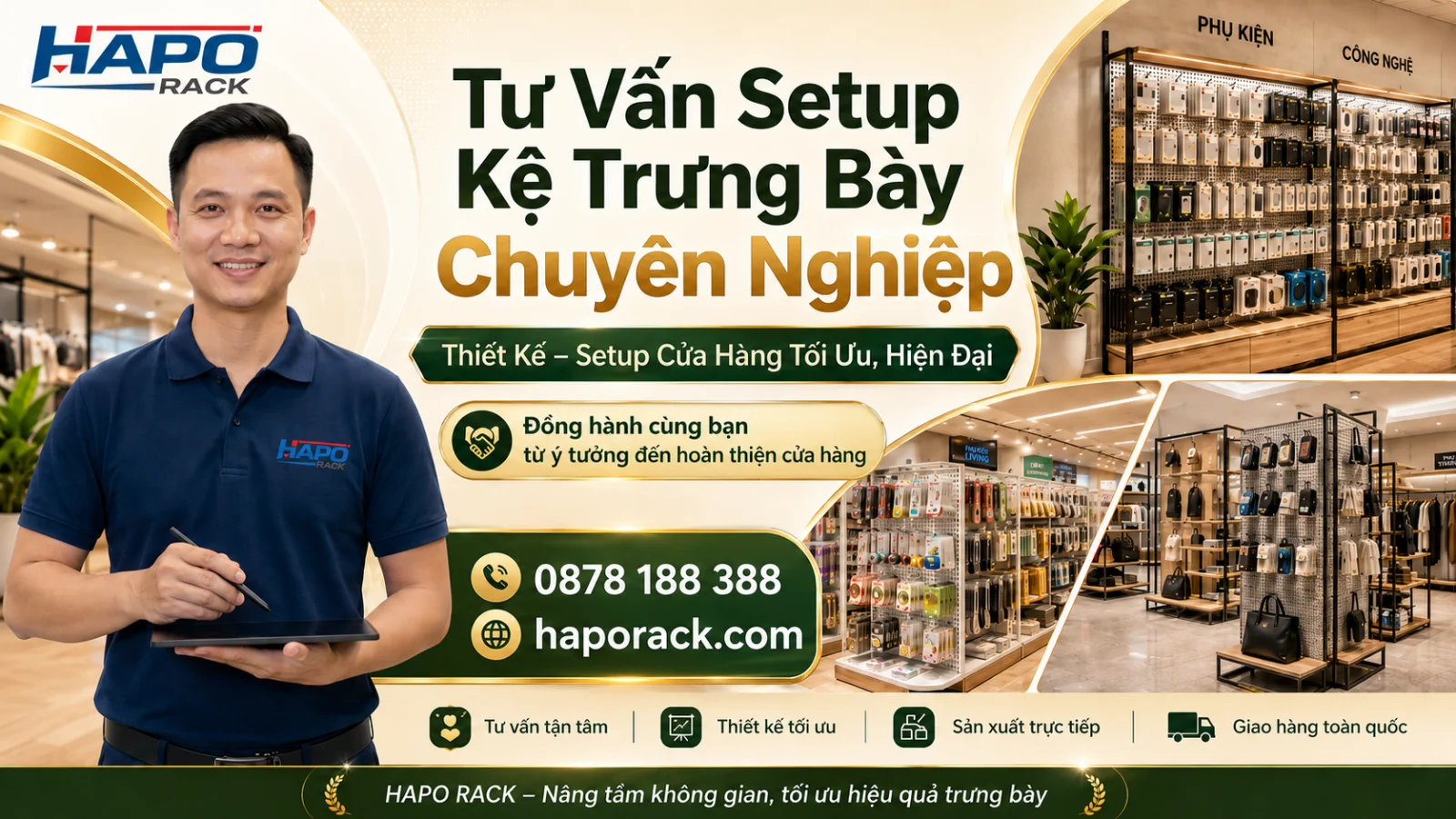 Kệ Móc Treo Phụ Kiện – Mẫu Bền Đẹp, Dễ Bố Trí Hàng Hóa