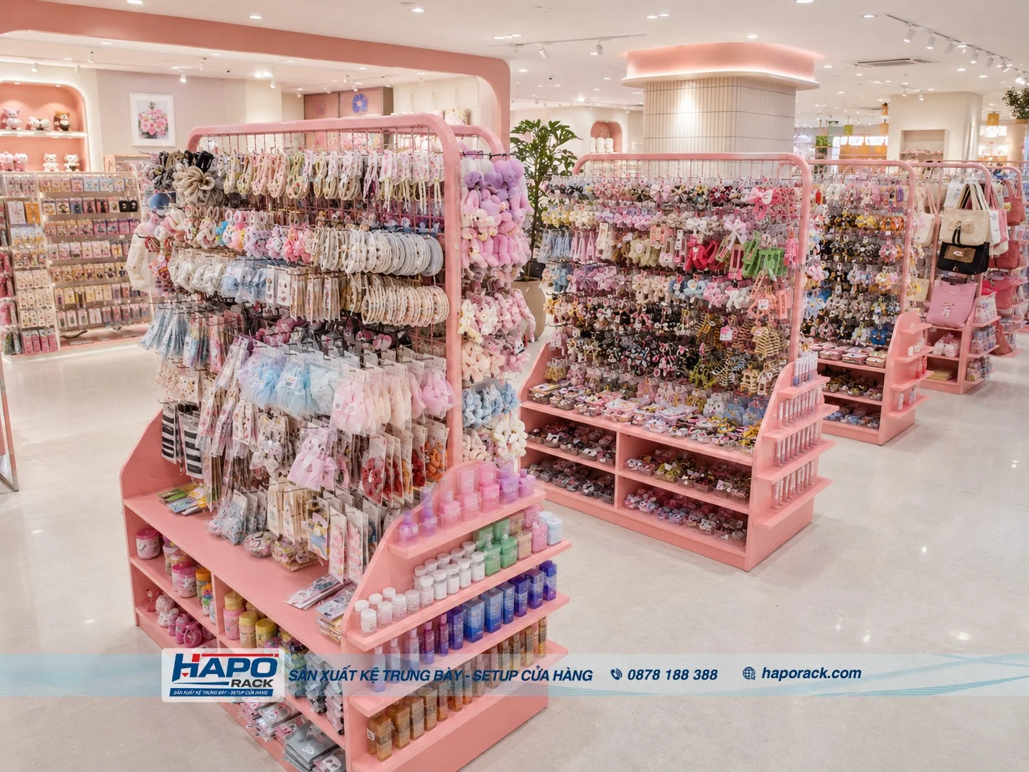 Kệ Móc Treo Phụ Kiện Tóc Cho Shop – Gọn Gàng, Tiện Lợi, Giá Tốt