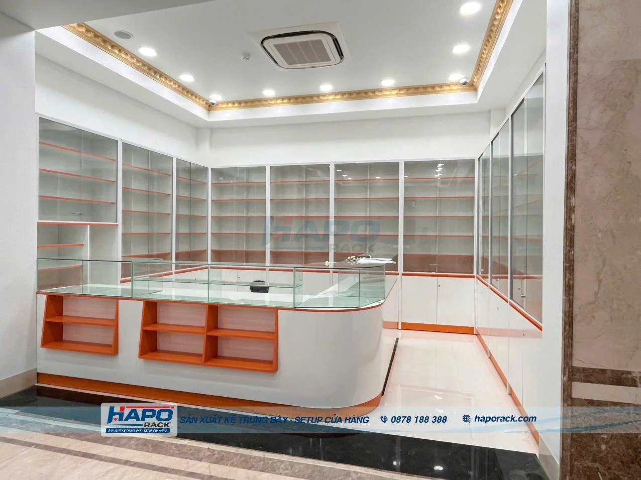 Kệ Nhà Thuốc 2027 – Mẫu Kệ Chắc Chắn, Dễ Phân Loại Sản Phẩm