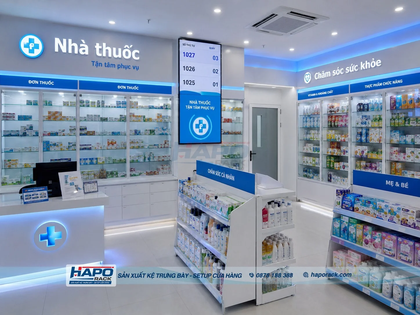 Kệ Nhà Thuốc 2027 – Top Mẫu Kệ Dễ Bố Trí, Tăng Tính Thẩm Mỹ