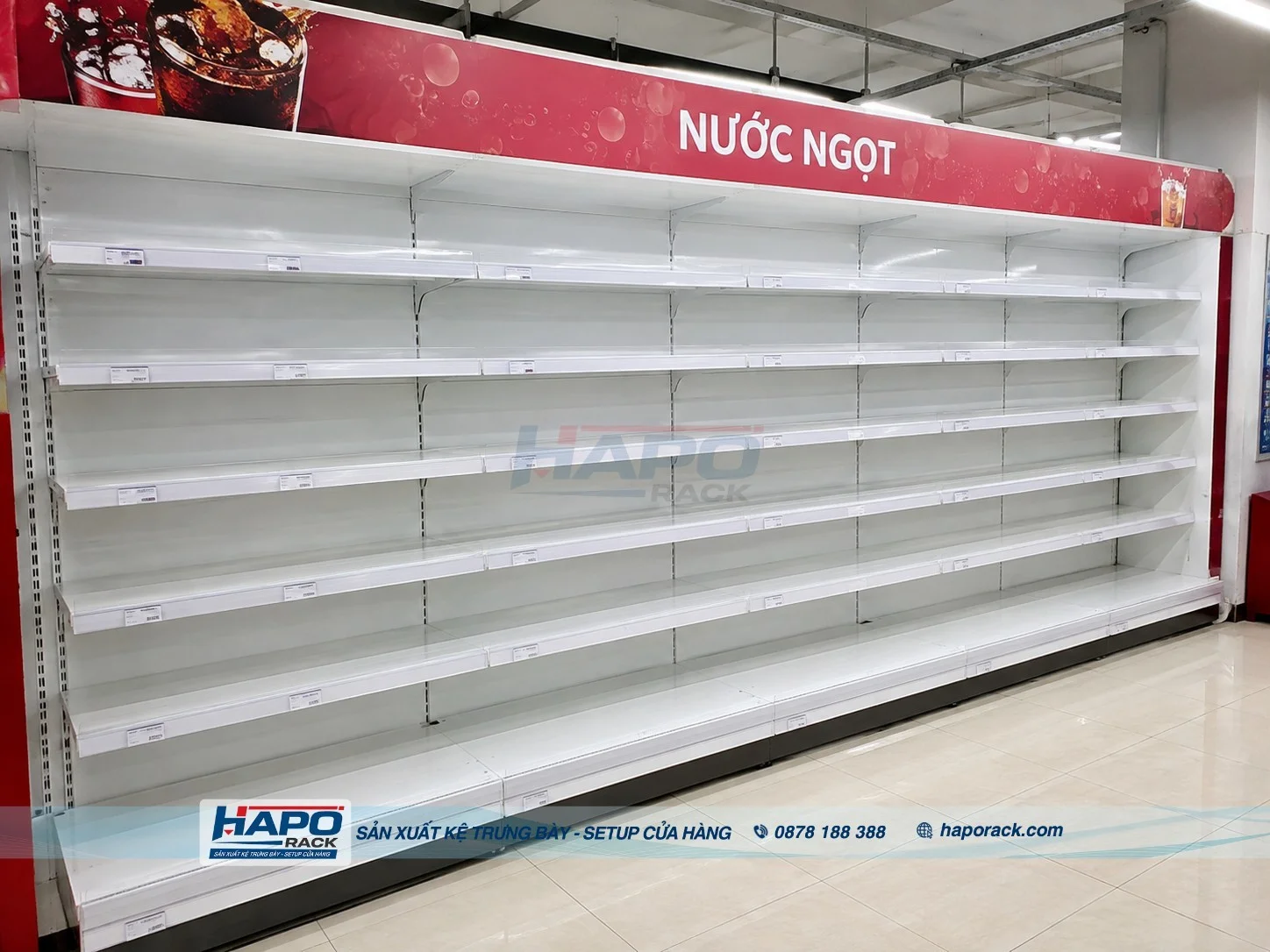 Kệ Nước Ngọt Đẹp Giá Tốt – Chắc Chắn, Trưng Bày Gọn Gàng