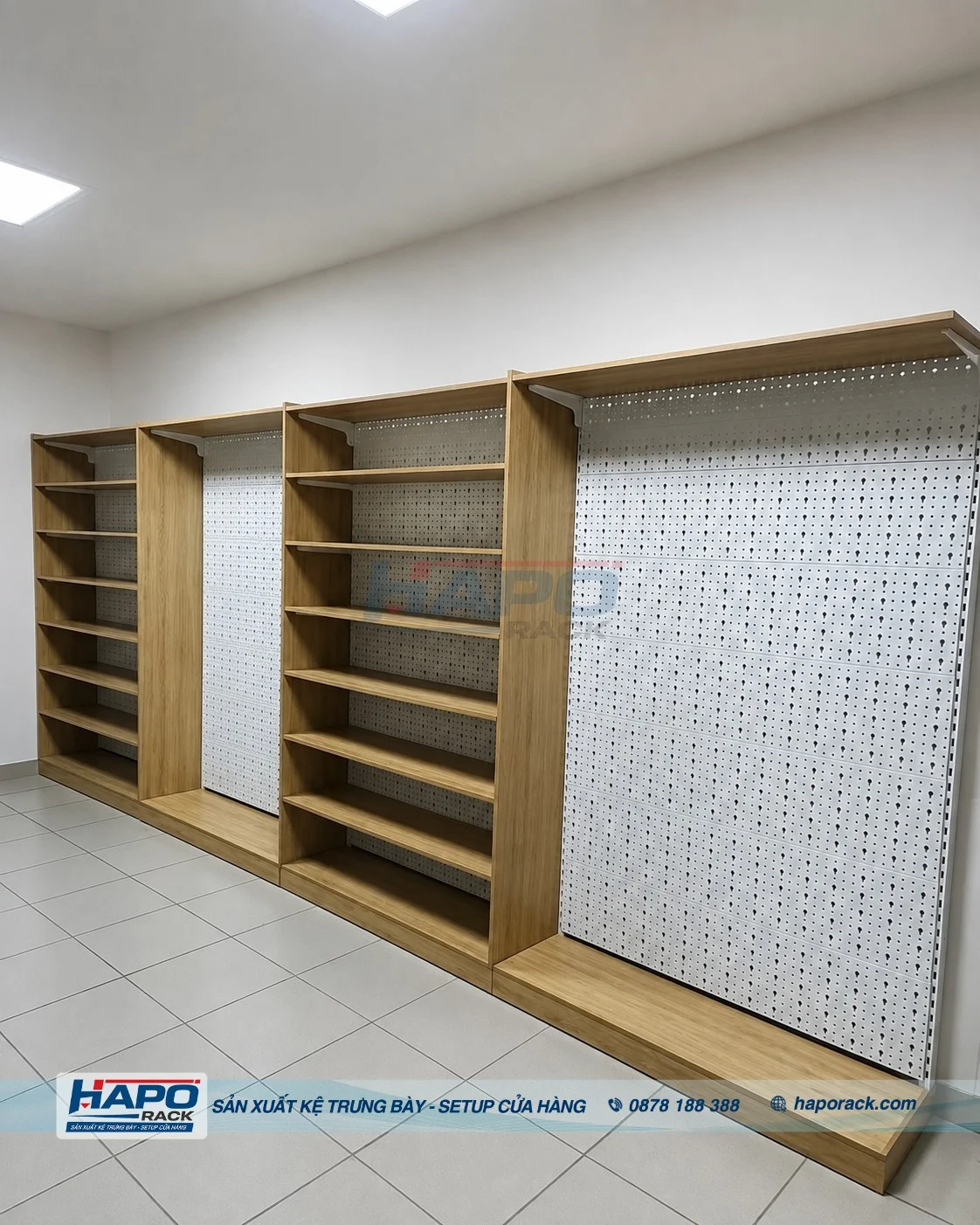 Kệ Đôi Tôn Lỗ Giữa Nhà – Tối Ưu Trưng Bày Cho Minimart