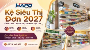 Kệ Đơn Tôn Lỗ 2027 – Dễ Trưng Bày, Chắc Chắn, Tối Ưu Diện Tích