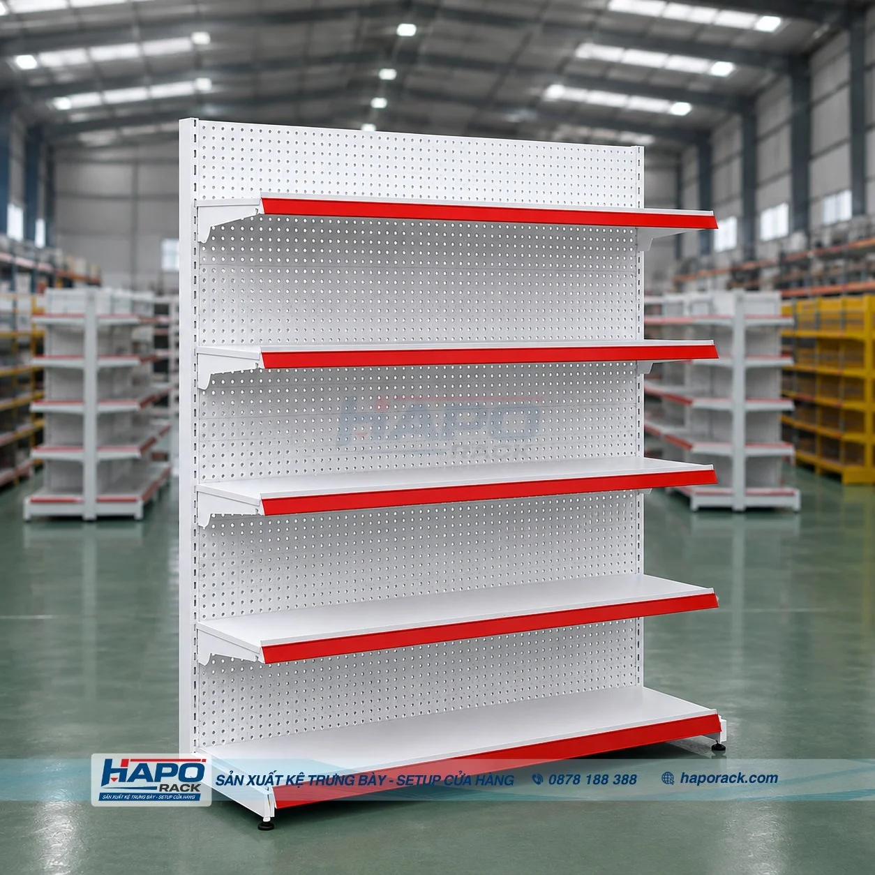 Kệ Đơn Trưng Bày 2027 – Bền Chắc, Linh Hoạt, Phù Hợp Nhiều Ngành Hàng
