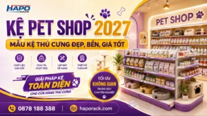 Kệ Pet Shop 2027 – Mẫu Kệ Shop Thú Cưng Đẹp, Hiện Đại
