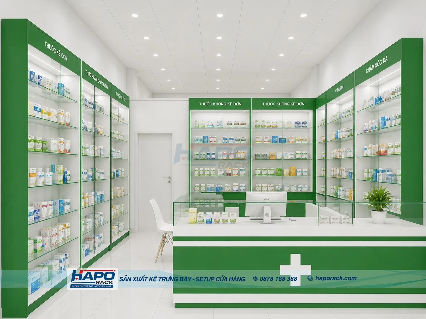 Kệ Quầy Thuốc 2027 – Top Mẫu Bền Đẹp Cho Không Gian Chuyên Nghiệp