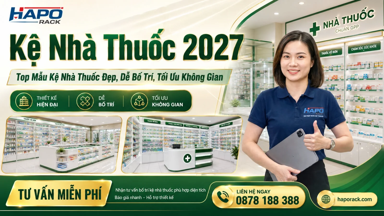 Kệ Quầy Thuốc 2027 – Top Mẫu Hiện Đại, Gọn Gàng, Tiện Lợi