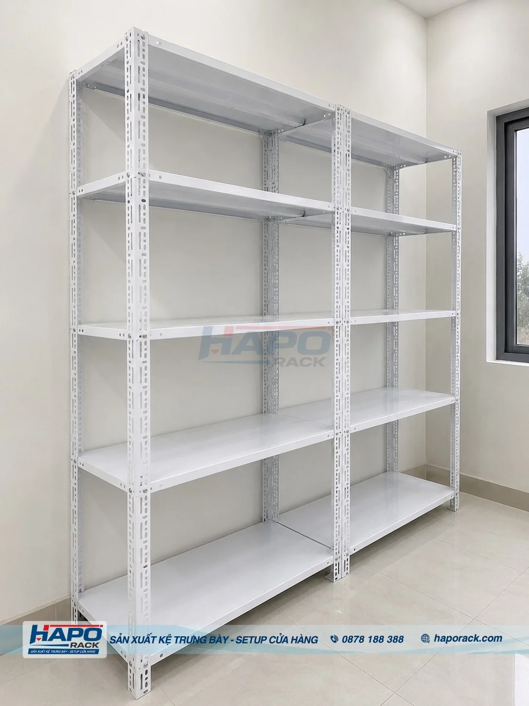 Kệ Sắt Chứa Hàng – Nhiều Kích Thước, Chắc Chắn, Dễ Lắp Ghép