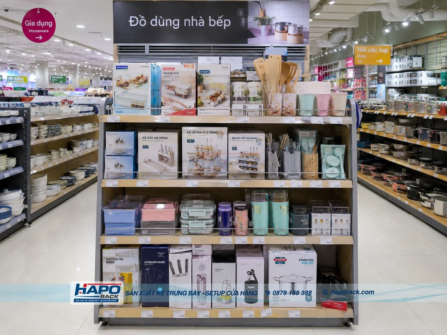 Kệ Siêu Thị Đầu Dãy 2027 – Thiết Kế Đẹp, Tối Ưu Điểm Trưng Bày