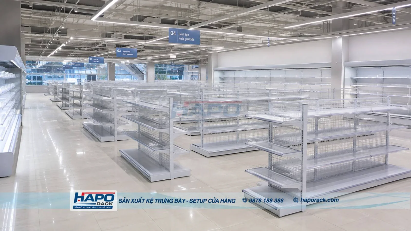 Kệ Siêu Thị Giá Tốt – 99+ Mẫu Đẹp, Thi Công Trọn Gói 2026