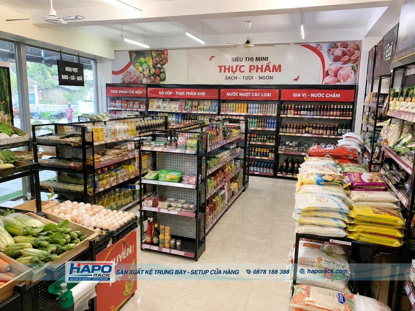 Kệ Siêu Thị Lưng Tôn Lỗ Cho Minimart – Mẫu Đẹp, Hiện Đại
