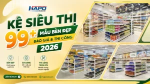 Kệ Siêu Thị – Mẫu Đẹp, Giá Tốt, Thiết Kế Theo Mặt Bằng 2026