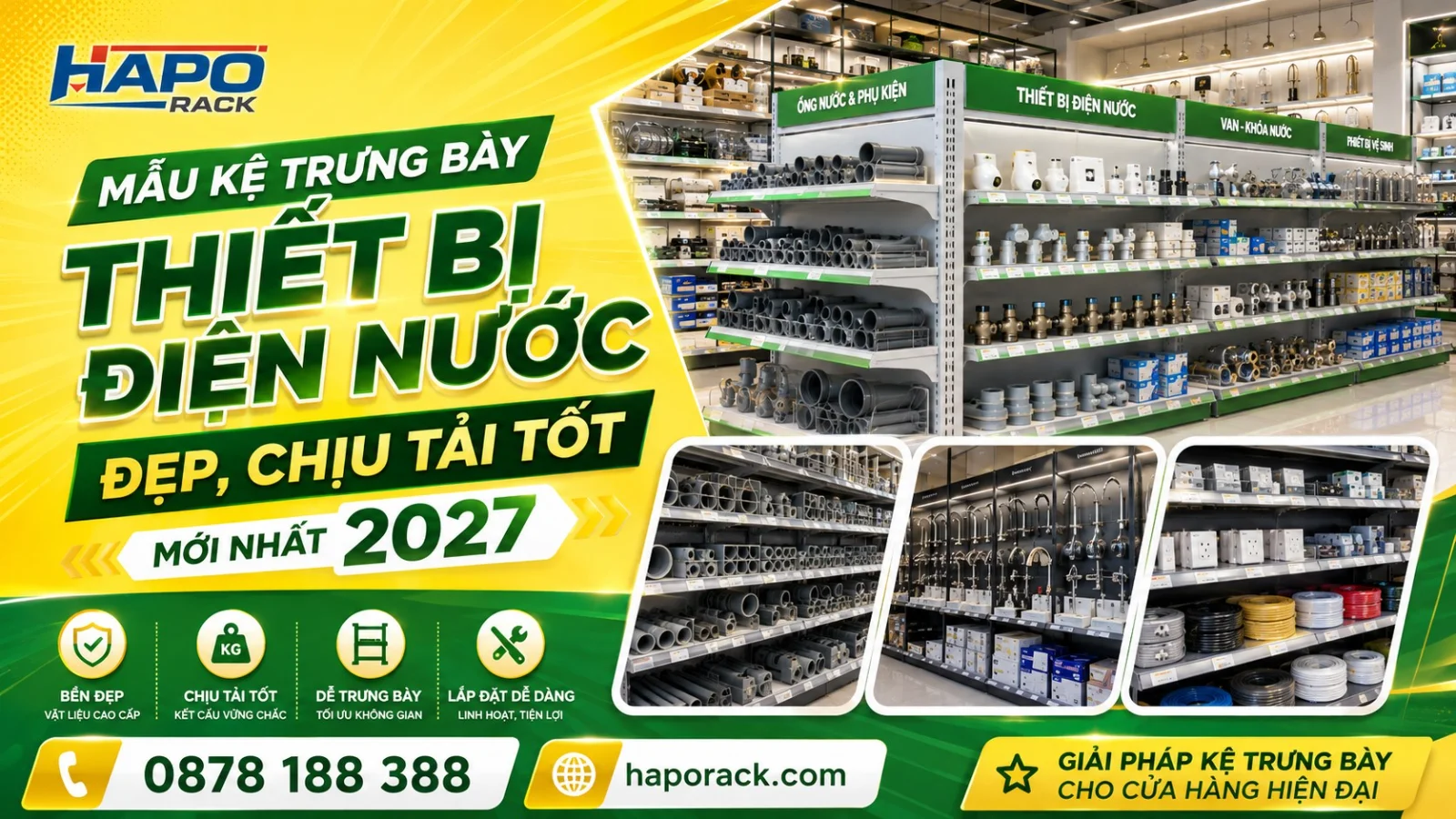 Kệ Thiết Bị Điện Chắc Chắn, Chịu Tải Tốt Cho Cửa Hàng Và Đại Lý
