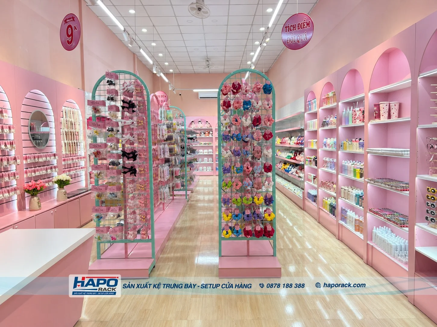 Kệ Treo Kẹp Tóc Cho Shop Phụ Kiện – Bền Đẹp, Giá Tốt