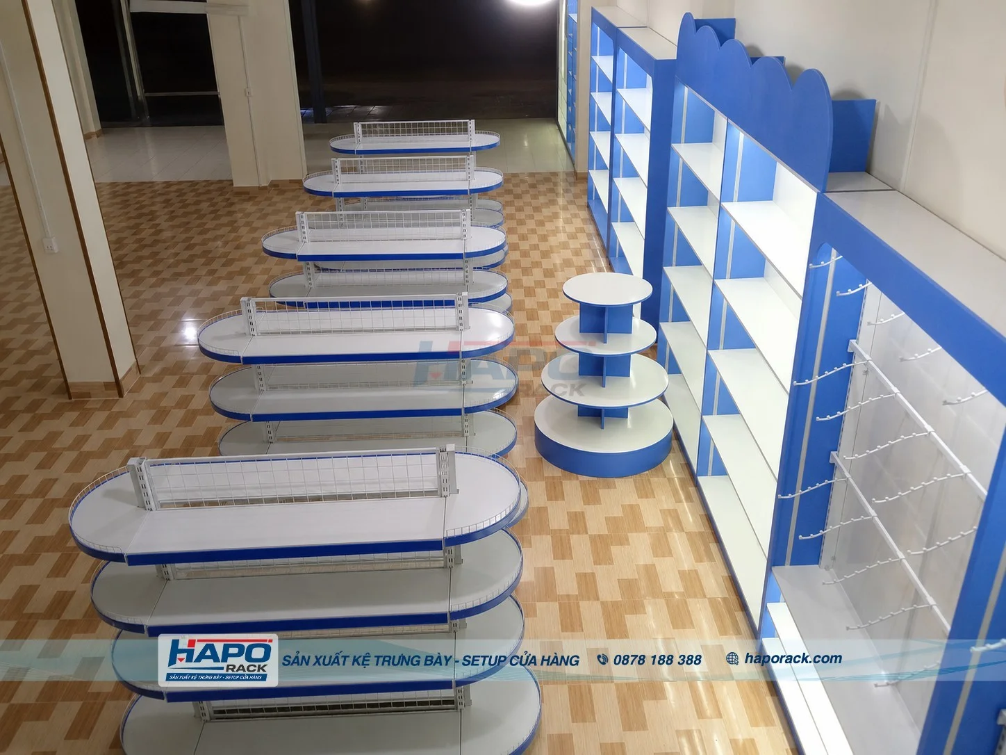 Kệ Tròn Siêu Thị – Giải Pháp Trưng Bày Hàng Hóa Tiện Dụng