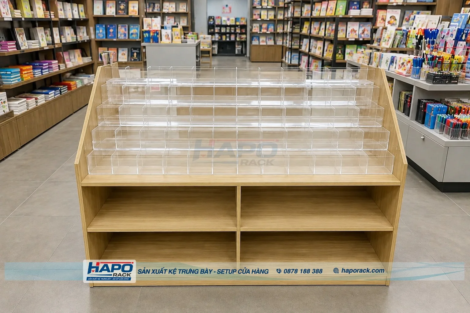 Kệ Trưng Bày Bút Đẹp – Giải Pháp Gọn Gàng Cho Nhà Sách, Cửa Hàng VPP