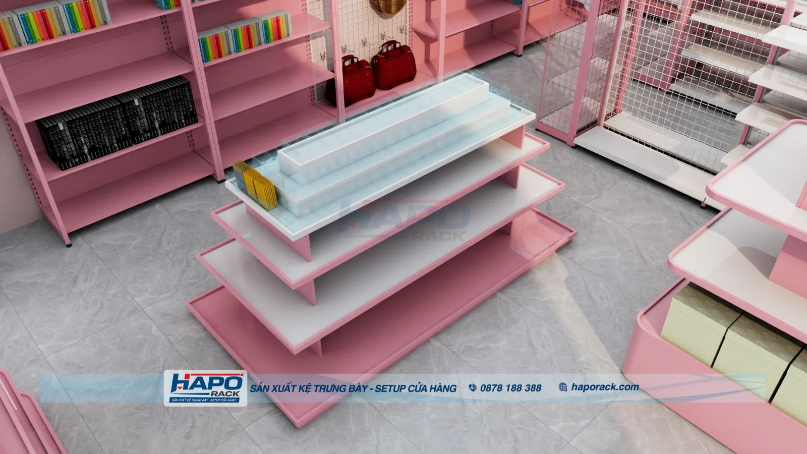 Kệ Trưng Bày Bút Mica Đẹp – Nhiều Mẫu Cho Nhà Sách, Cửa Hàng VPP