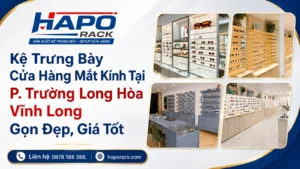 Kệ Trưng Bày Cửa Hàng Mắt Kính Tại P. Trường Long Hòa Vĩnh Long Đẹp, Bền, Giá Tốt