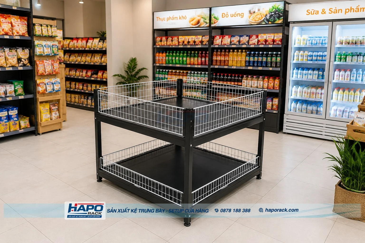 Kệ Trưng Bày Hàng Khuyến Mãi – Mẫu Đẹp, Giá Tốt Cho Siêu Thị