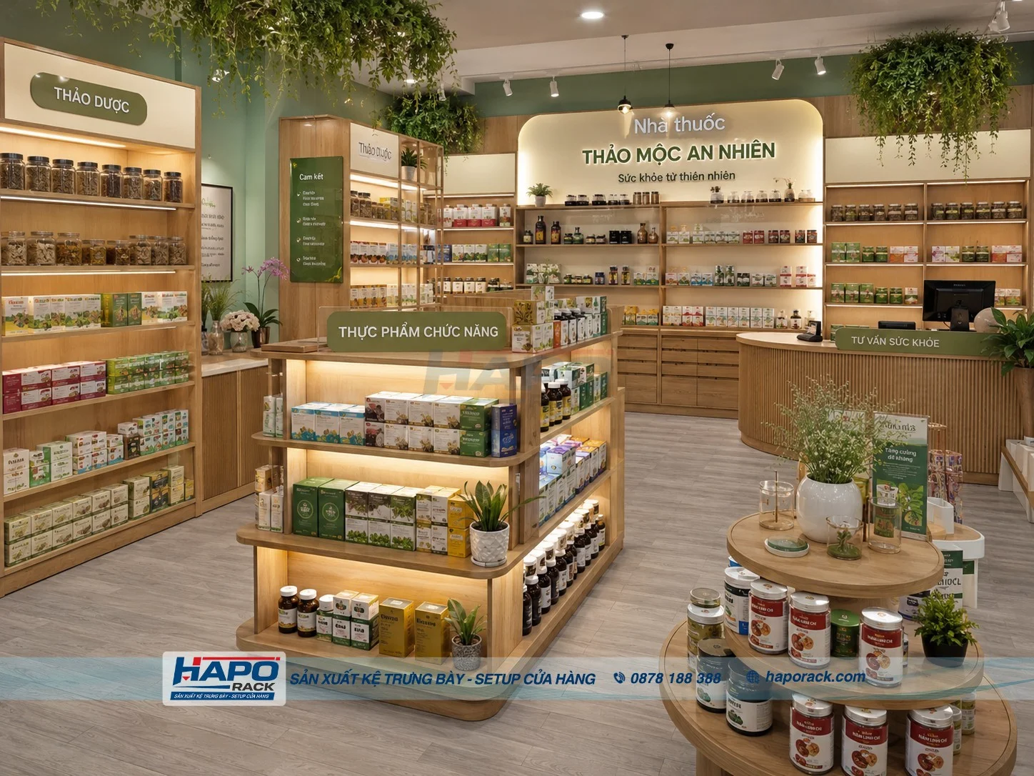Kệ Trưng Bày Nhà Thuốc 2027 – Mẫu Bền Đẹp, Dễ Bố Trí Sản Phẩm
