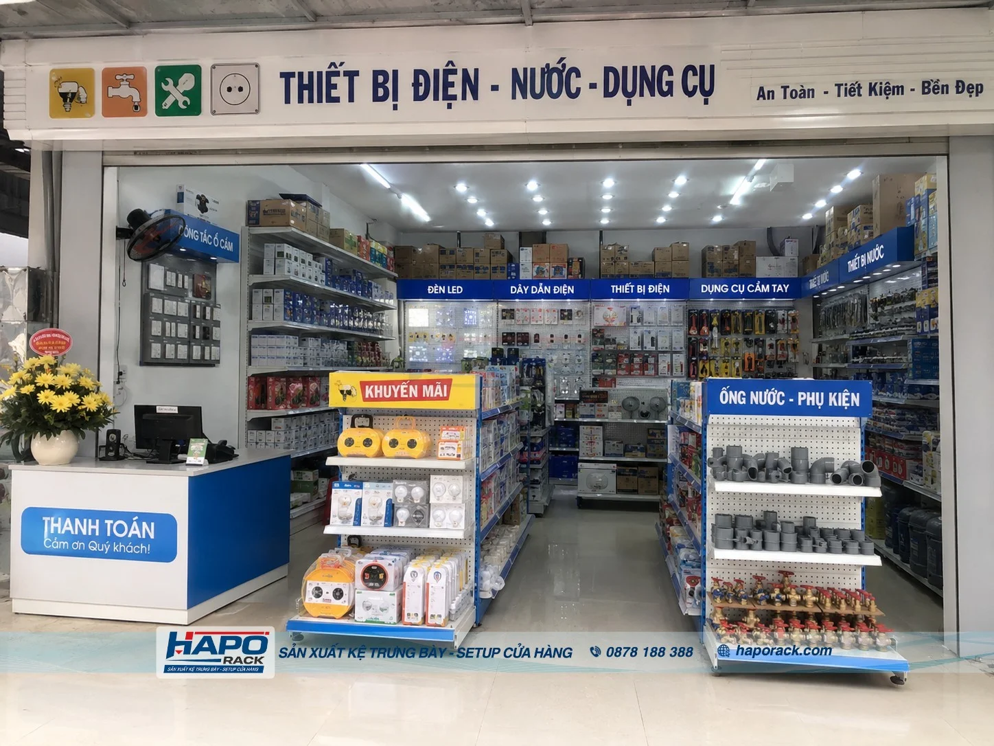Kệ Trưng Bày Thiết Bị Điện Đẹp, Hiện Đại, Dễ Sắp Xếp Hàng Hóa 2027