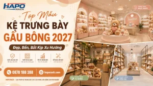 Kệ Trưng Bày Thú Nhồi Bông – Top Mẫu Đẹp, Hiện Đại 2027