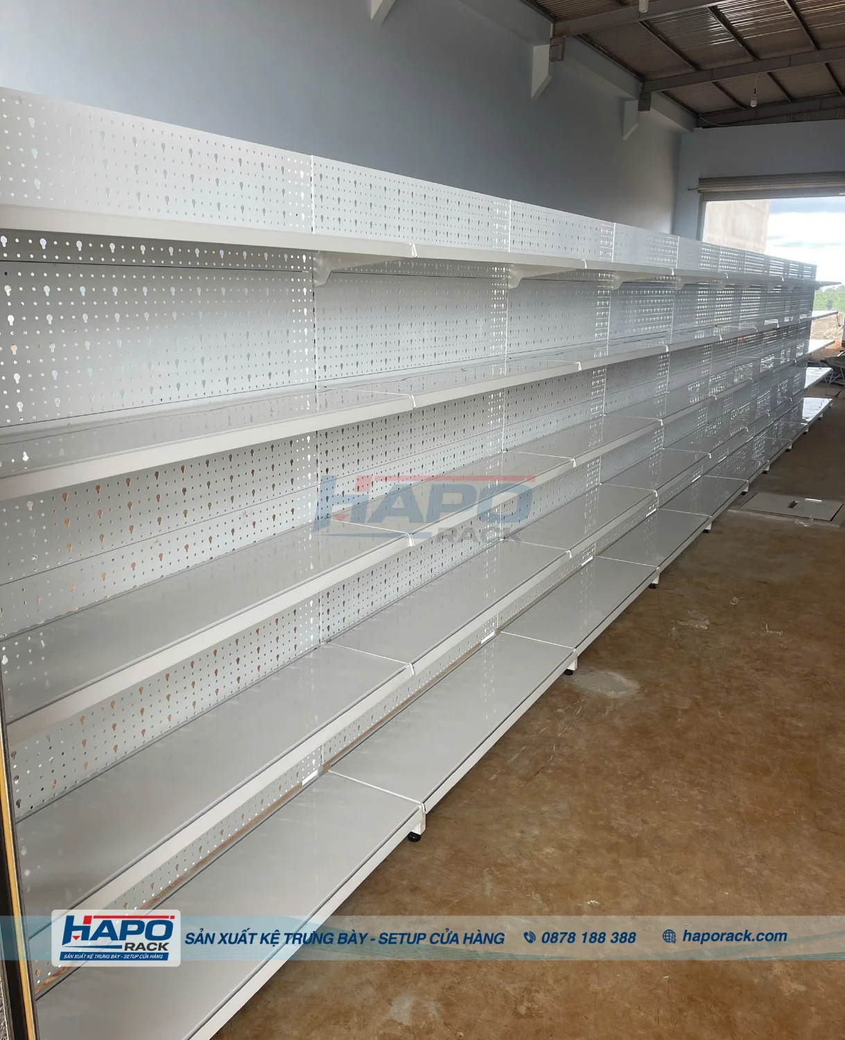 Kích Thước Kệ Siêu Thị Đơn 2027 – Gợi Ý Quy Cách Phù Hợp Từng Mặt Bằng
