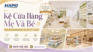 Lắp Đặt Kệ Cửa Hàng Mẹ Và Bé Tại P. Gò Công Đồng Tháp – Đẹp, Bền, Tối Ưu Diện Tích