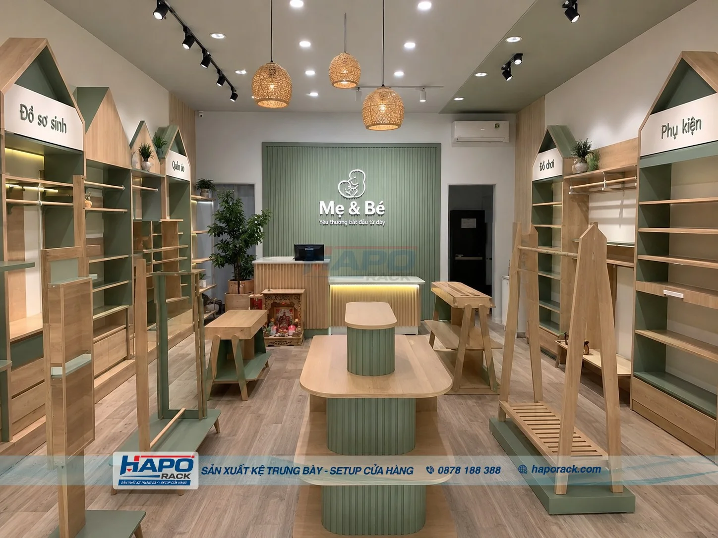 Lắp Đặt Kệ Cửa Hàng Mẹ Và Bé Tại P. Bình Thủy TP. Cần Thơ – Gọn Đẹp, Giá Tốt