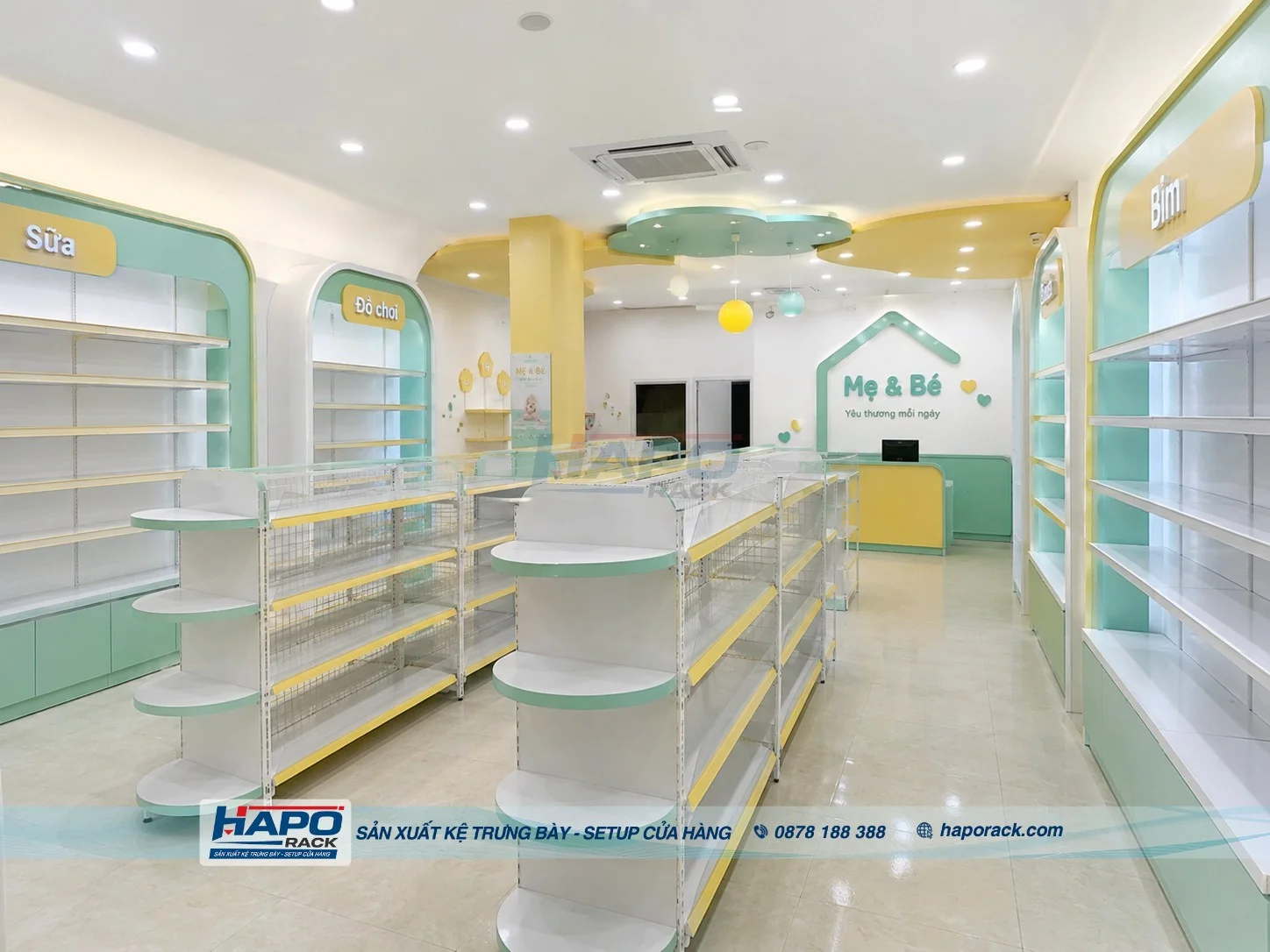 Lắp Đặt Kệ Shop Mẹ Và Bé Tại P. Ô Môn TP. Cần Thơ – Chuyên Nghiệp, Dễ Bố Trí