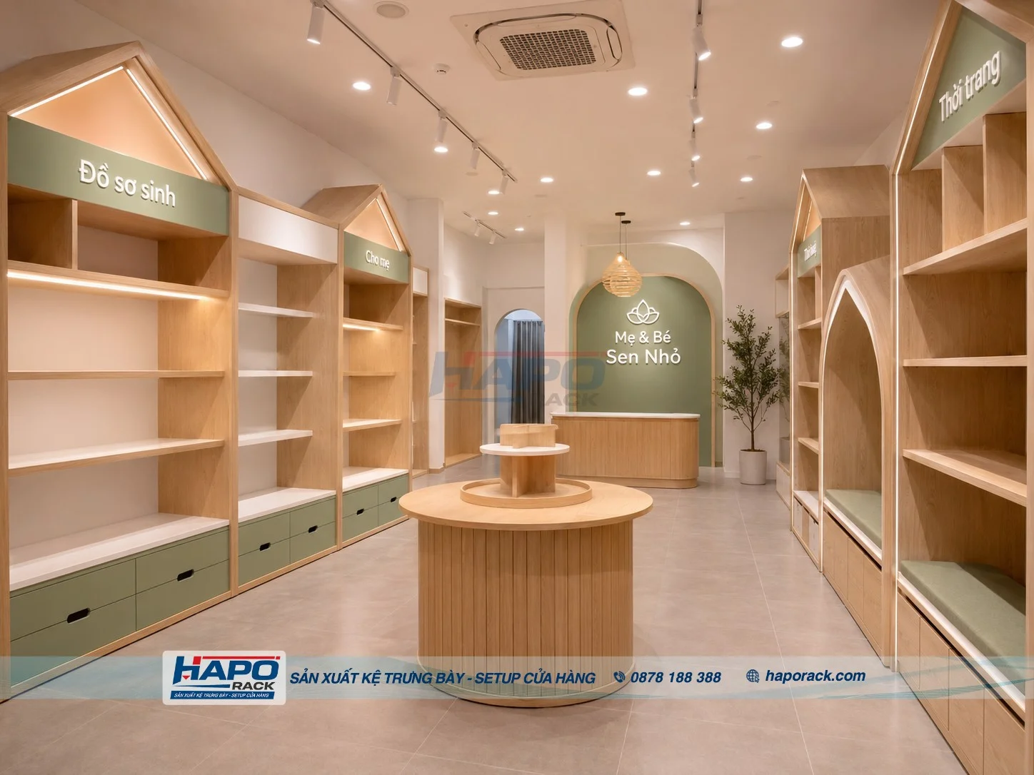 Lắp Đặt Kệ Shop Mẹ Và Bé Tại P. Phước Thới TP. Cần Thơ – Gọn Gàng, Tối Ưu Diện Tích